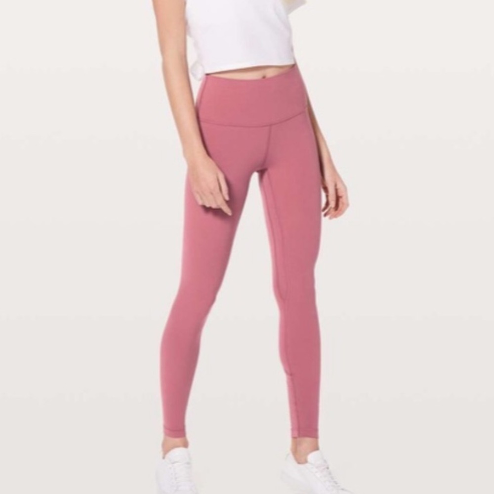 lululemon misty Merlot align 7/8